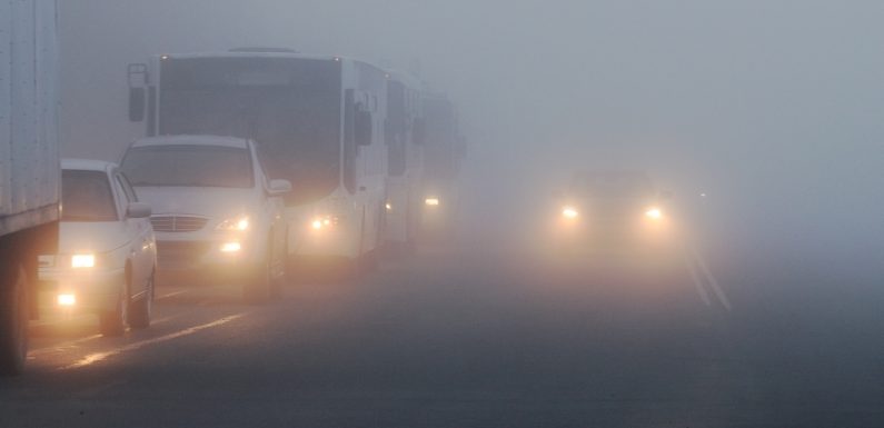 Возење по магла – голем предизвик за безбедноста