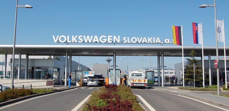 VW ќе се фокусира на фабриката во Словачка
