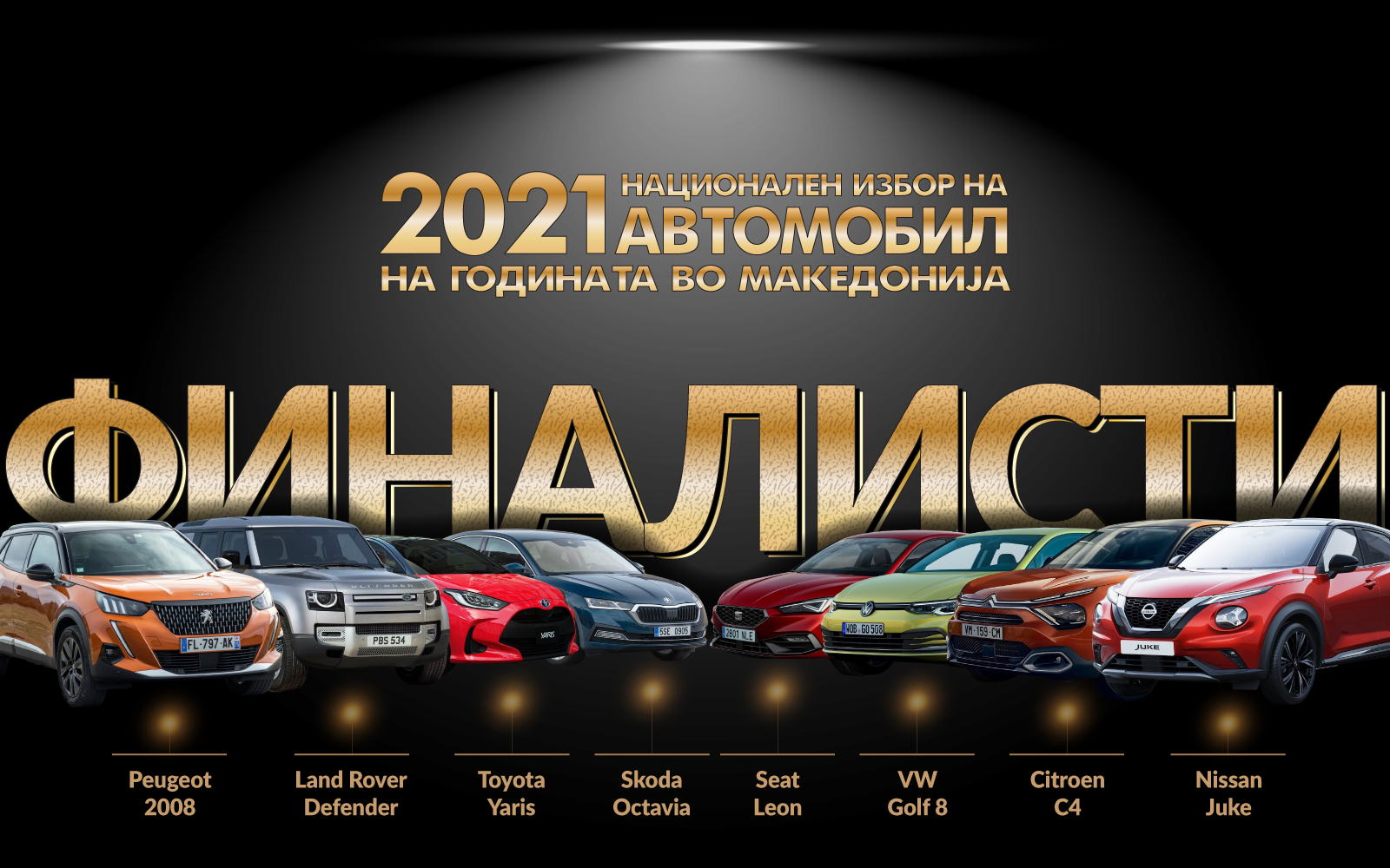 Избрани финалистите на националниот избор на автомобил на 2021 година во Македонија