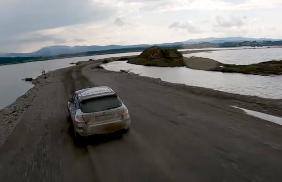 WRC против дрон (видео)