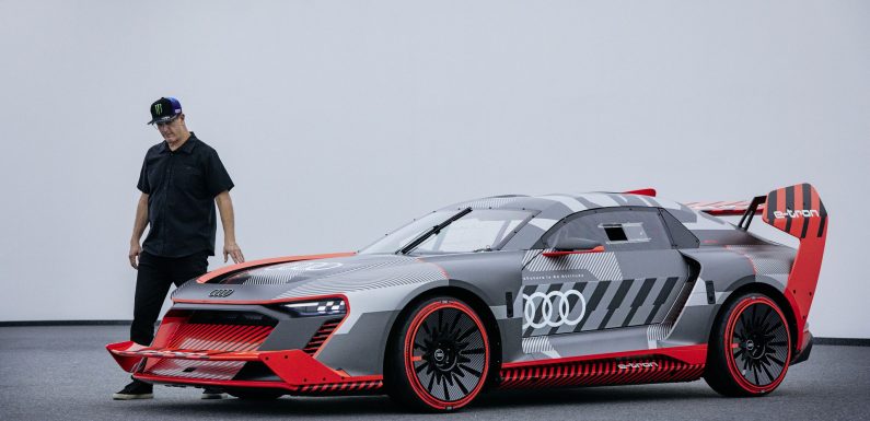 Видео приказна: Audi S1 e-Tron Quattro Hoonitron за Кен Блок