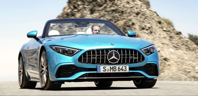 Mercedes-AMG SL 43 – F1 технологија за обични смртници (3*видео)
