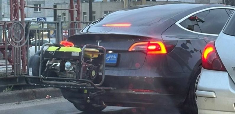 Tesla на бензин