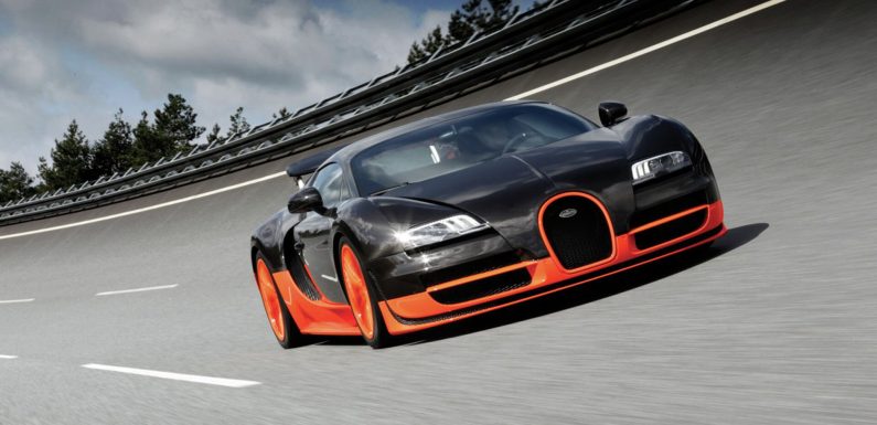 Колку троши Bugatti Veyron при полна брзина?